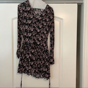 Allsaints floral mini dress